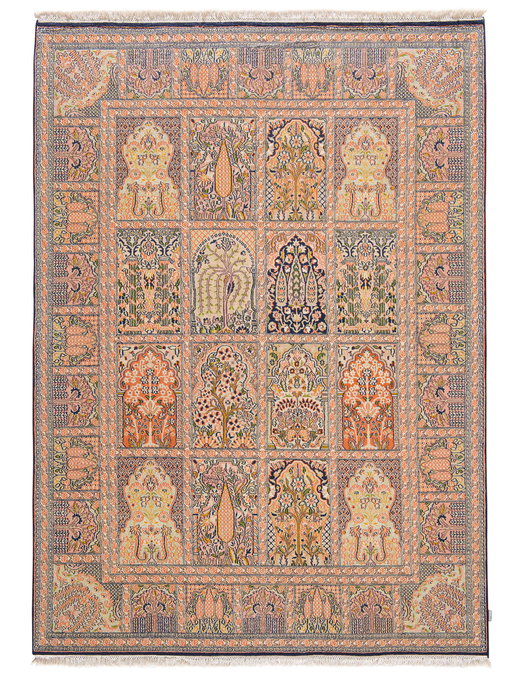 Kaschmir Seide 18/18 ca. 155 x 219 cm, Unikat / Einzelstück