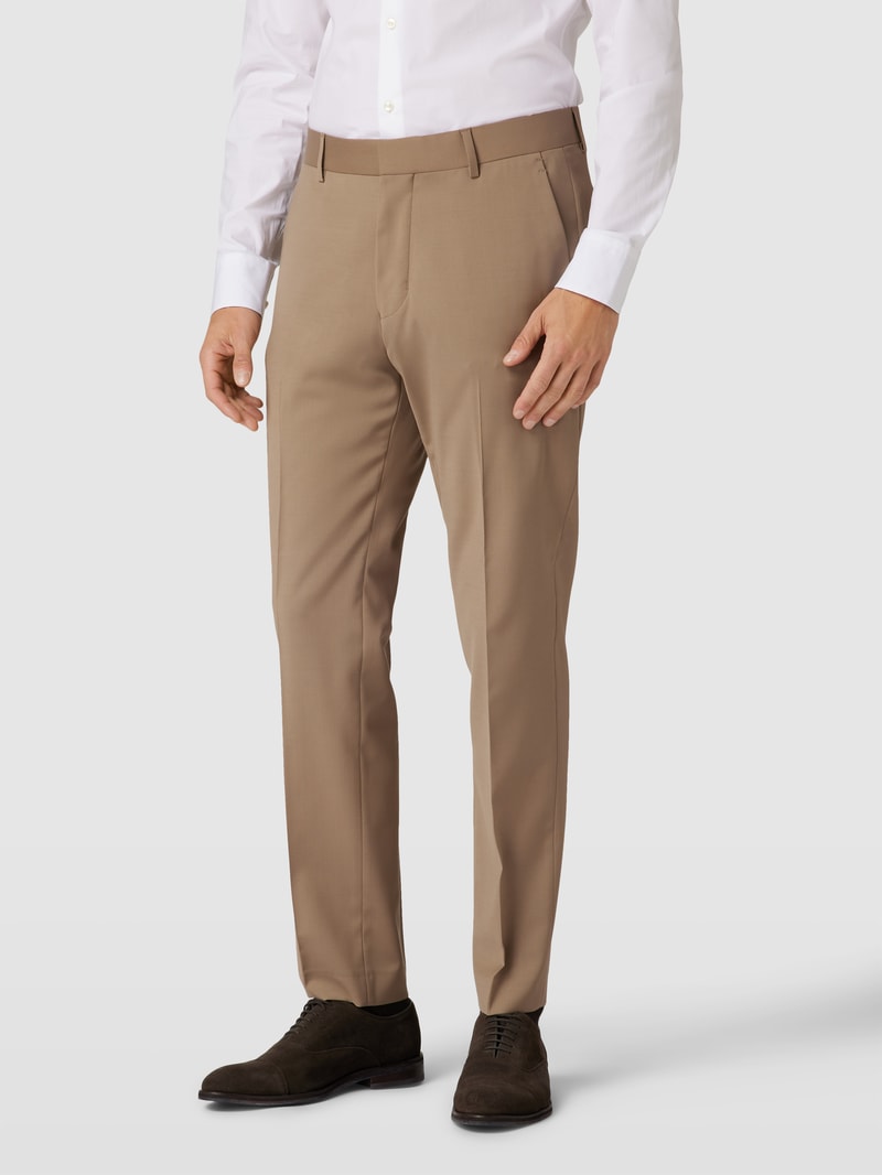 Anzug mit Reverskragen in beige