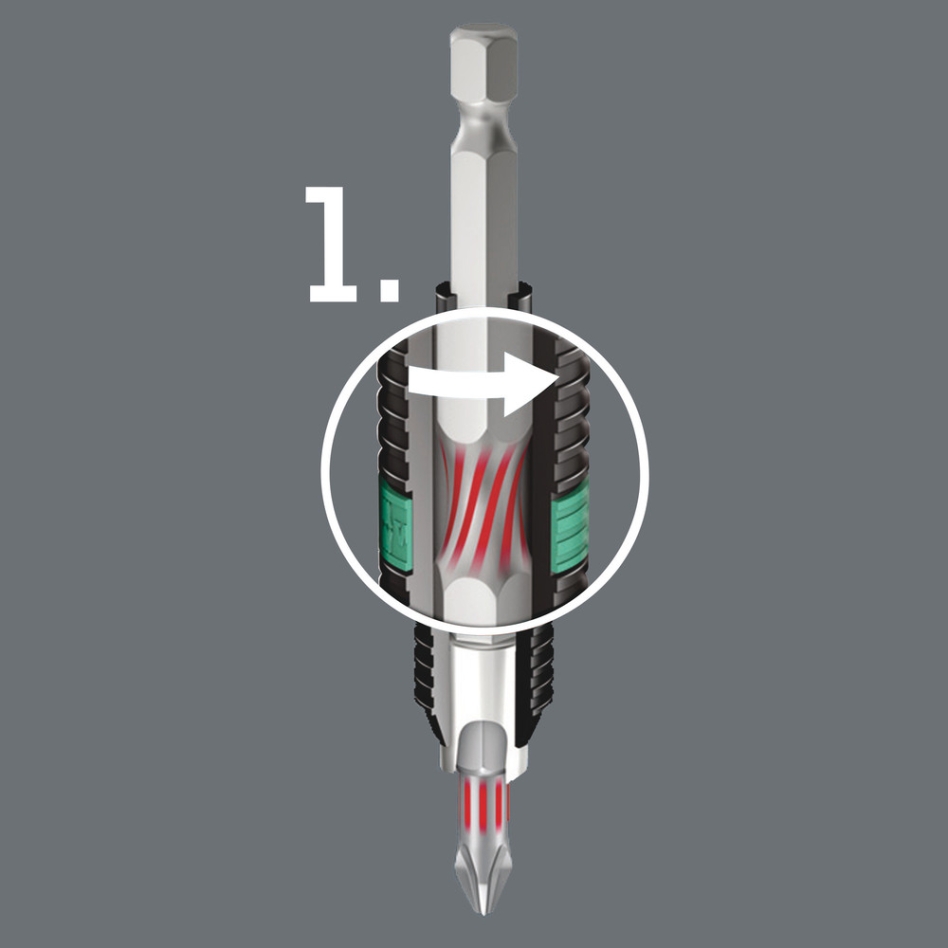 Wera 05073418001 Bit-Check 10 BiTorsion 3 SB, 10-delig