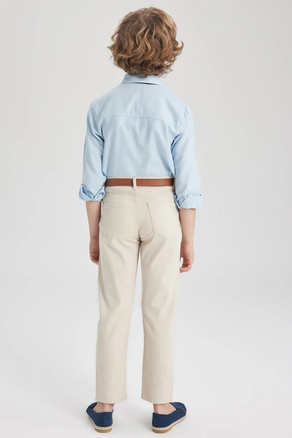 DeFacto  Zweiteilige Gabardine-Hose mit Gürtel für Jungen Z9209a623sm