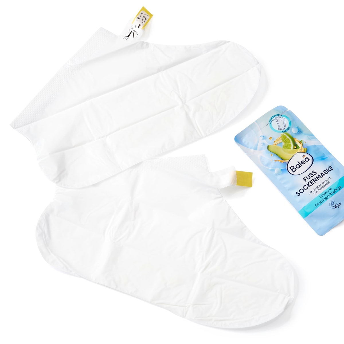 Fußmaske Socken, intensive Feuchtigkeitspflege (1 Paar), 2 St