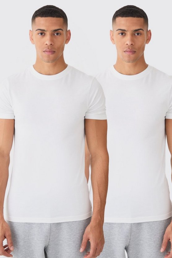 2er-Pack Muscle-Fit T-Shirt