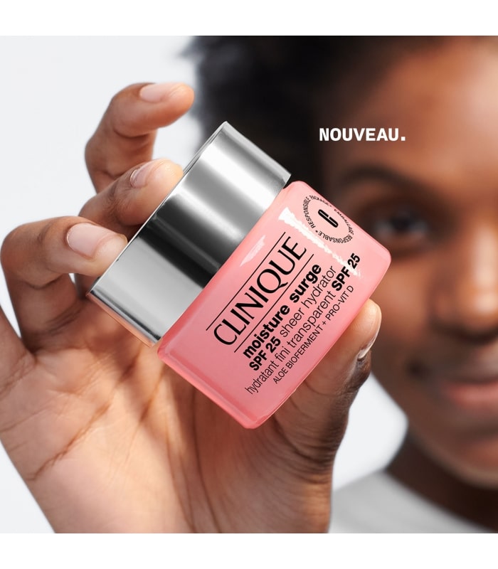 Clinique-MOISTURE SURGE™-Hydratant Fini Transparent SPF 25