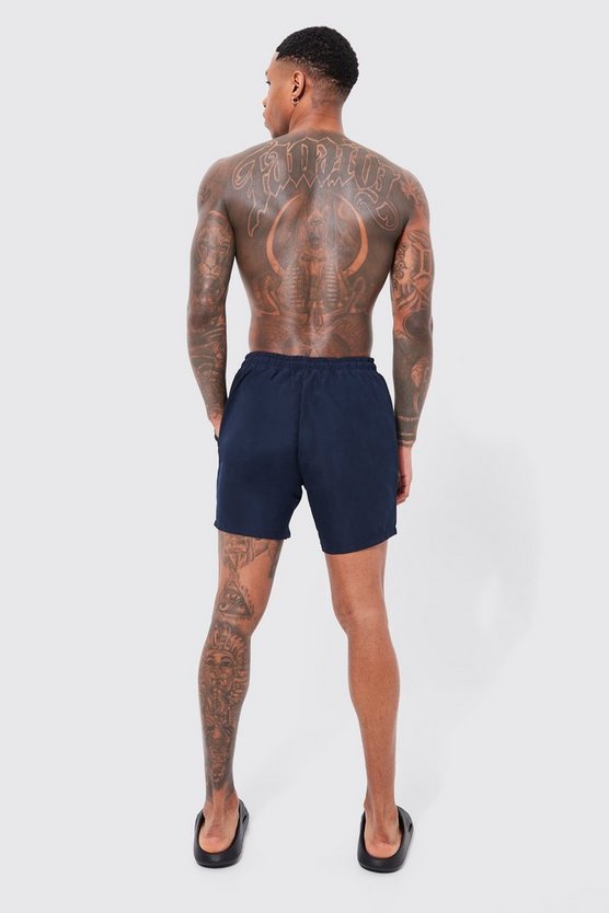 Mittellange Badehose