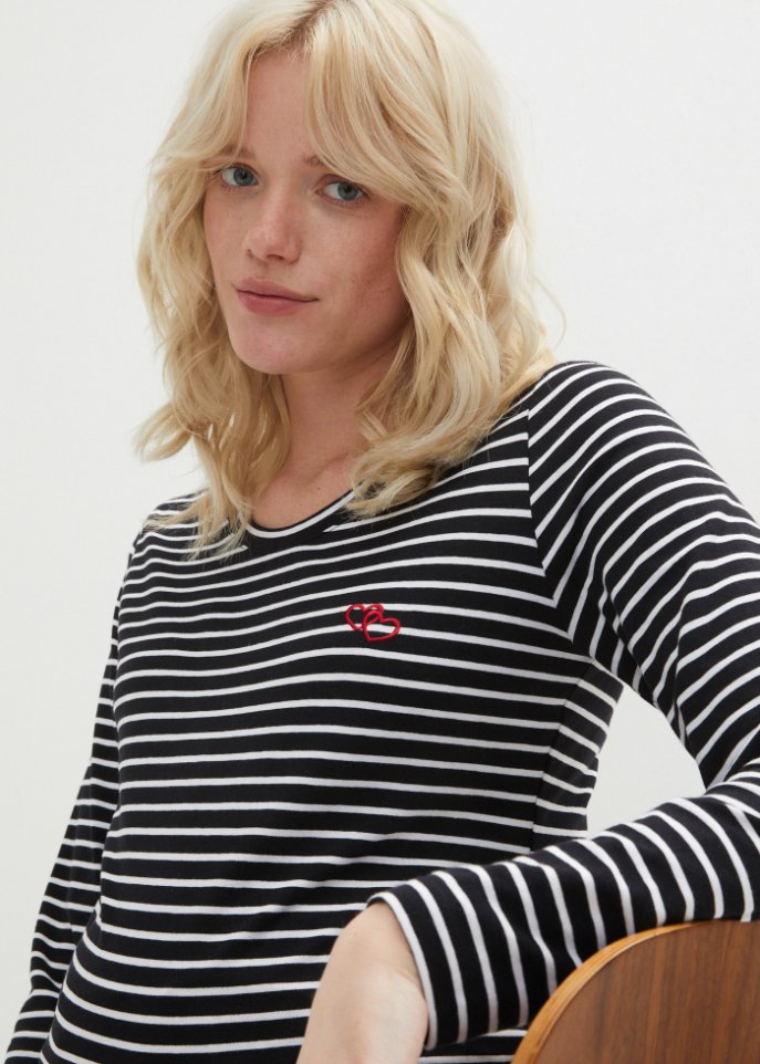 Umstandsshirt mit Bio-Baumwolle
