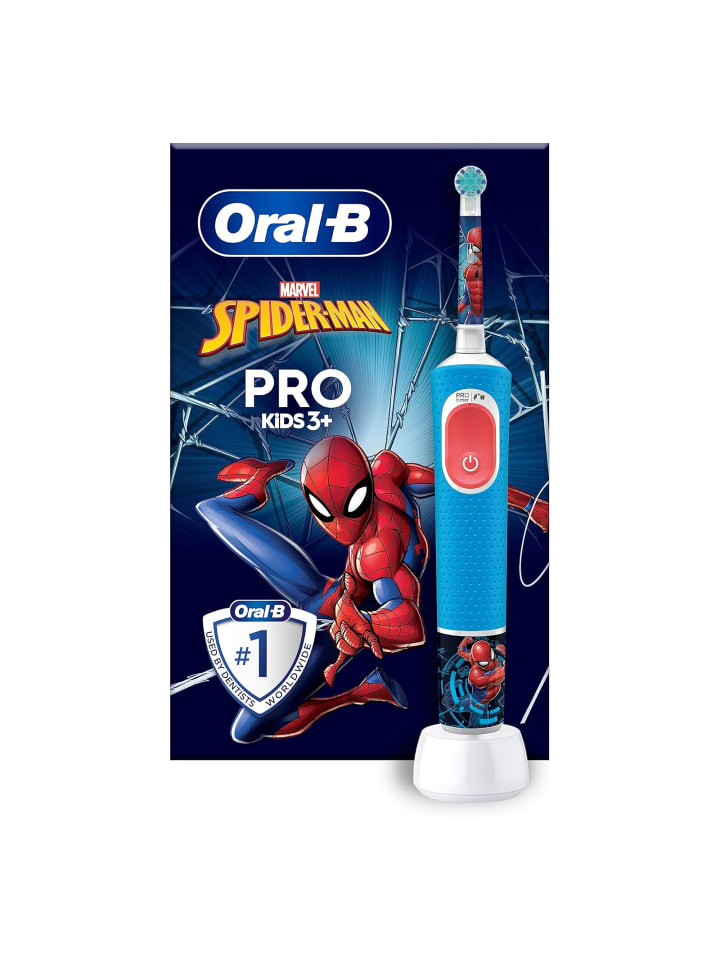 Oral-B Zahnbürste Pro Kids Spiderman in Blau günstig kaufen onesize