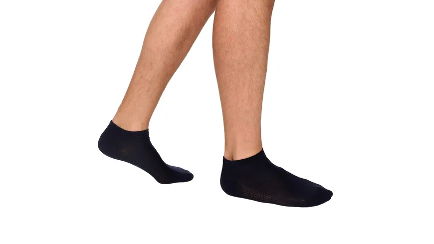 DIM Herren Sneaker Socken aus Bambus Zellstoff 2er Pack bleu marine