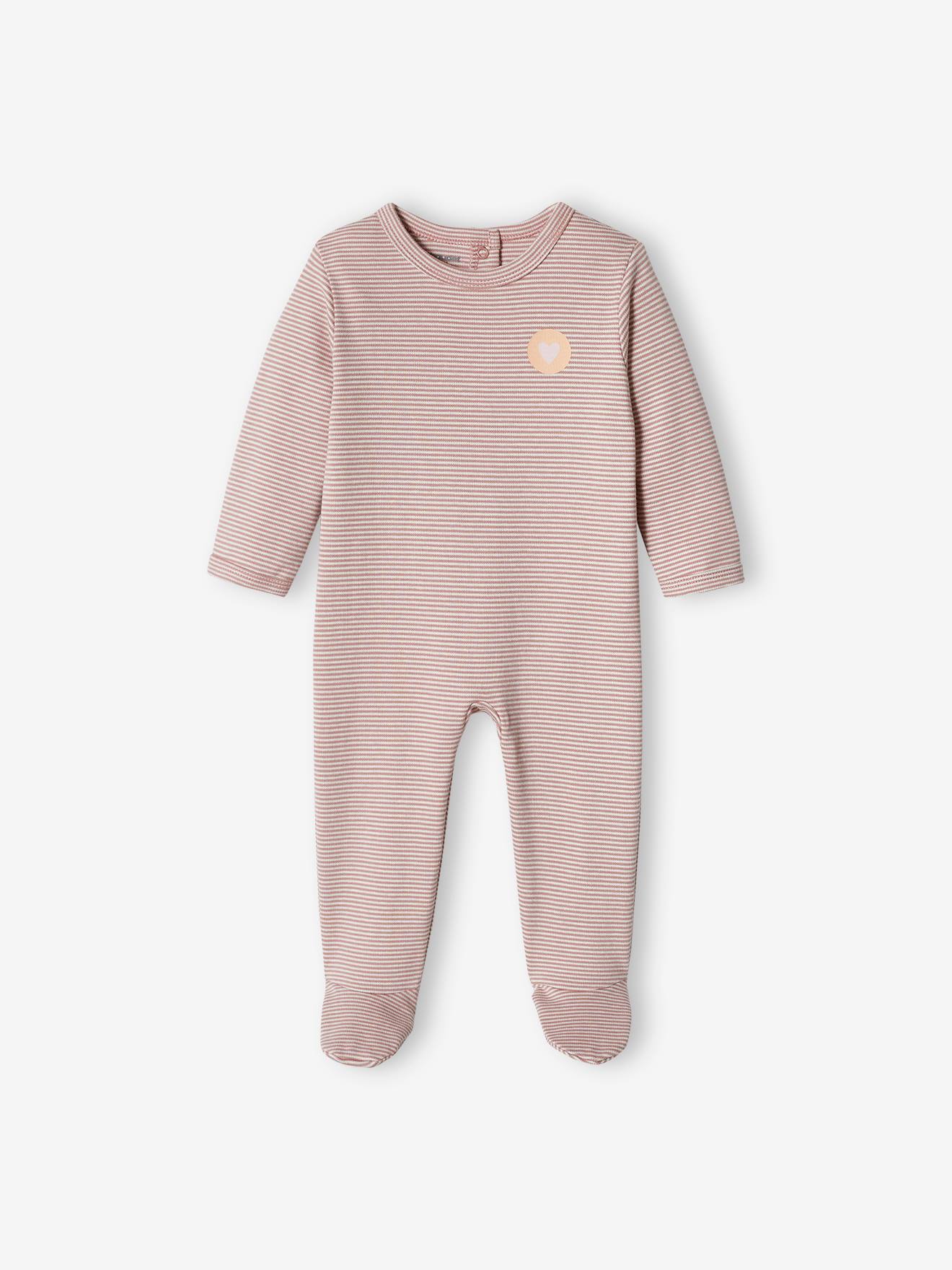 Vertbaudet 3er-Pack Baby Strampler aus Interlock-Jersey BASIC Oeko-Tex - hellblau