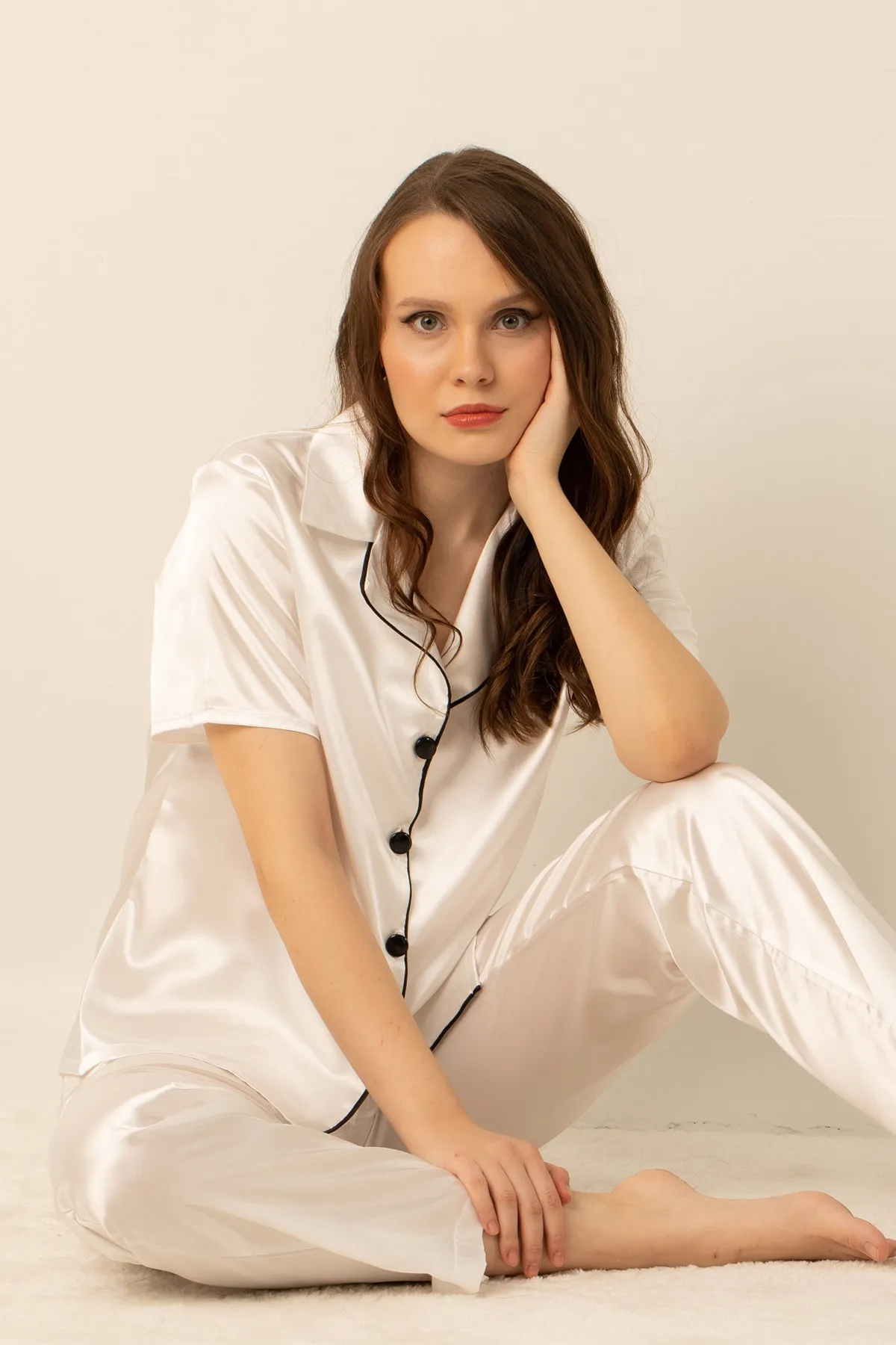 Miorre  Satin-Pyjama-Set für Damen