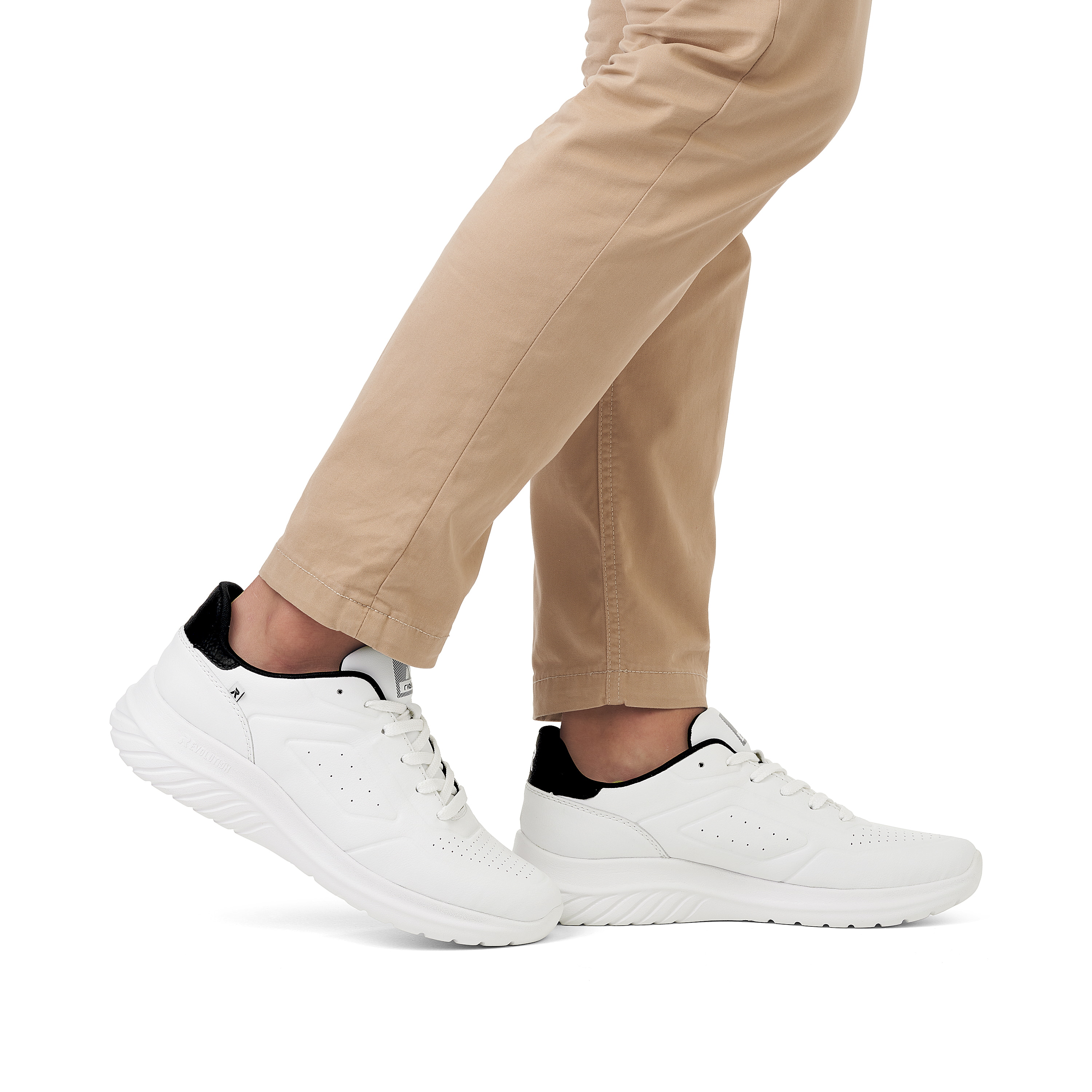 Rieker Herren Sneaker Low crystal white