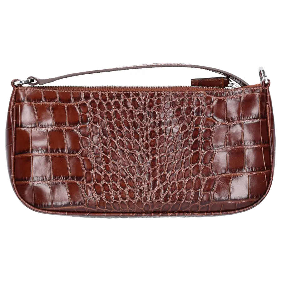 By FAR - Schultertasche RACHEL Kalbsleder - braun