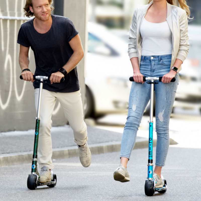 Trottinette pliable tout terrain – Rocket bleu
