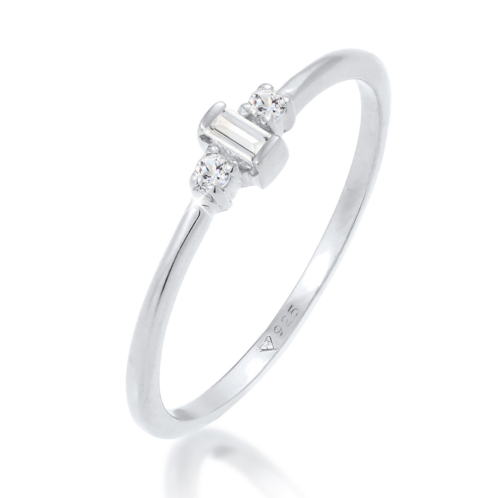 Elli PREMIUM Elli PREMIUM Bague Femmes Solitaire Fiançailles Filigrane avec Topaze en Argent S Bague