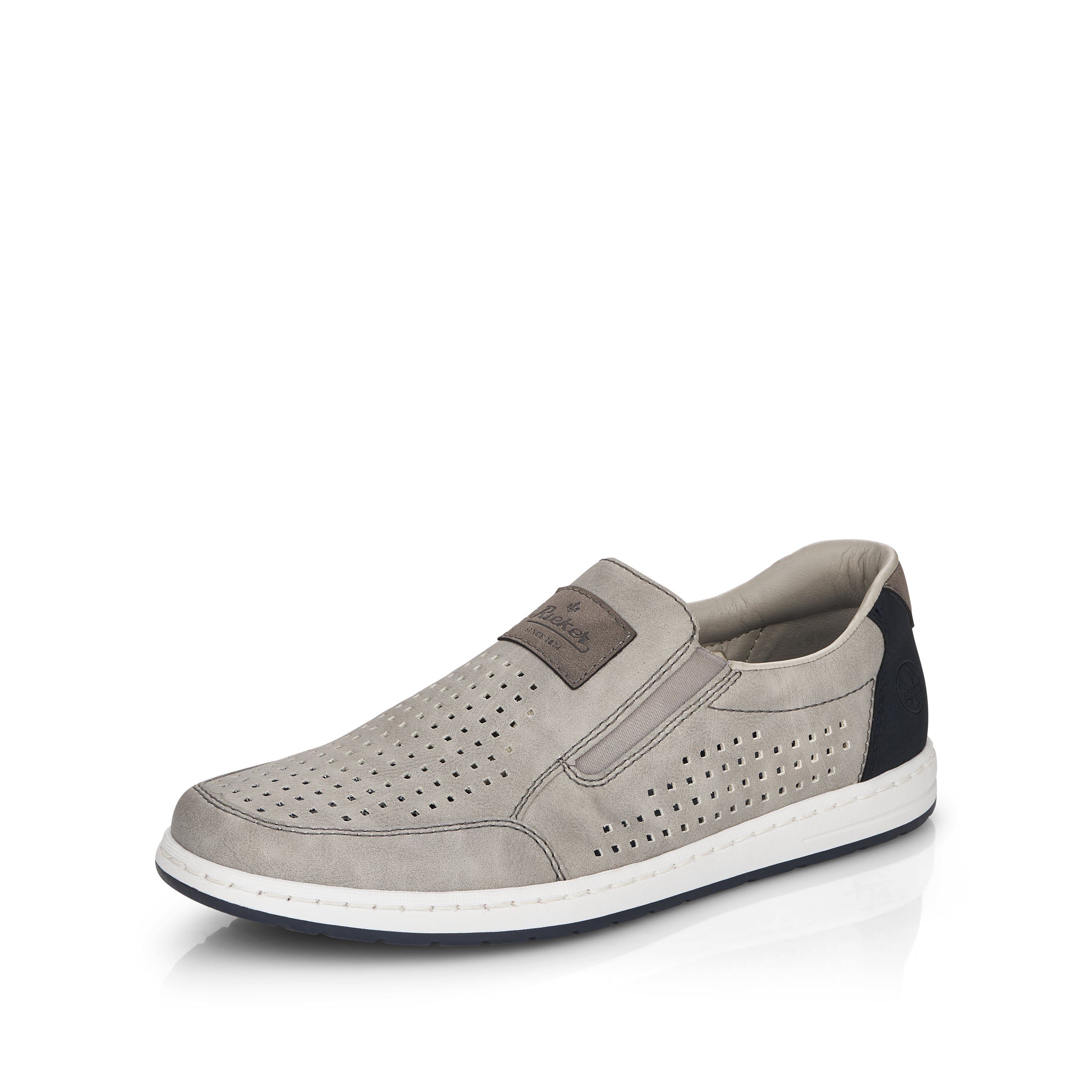 Rieker Herren Slipper mondgrau