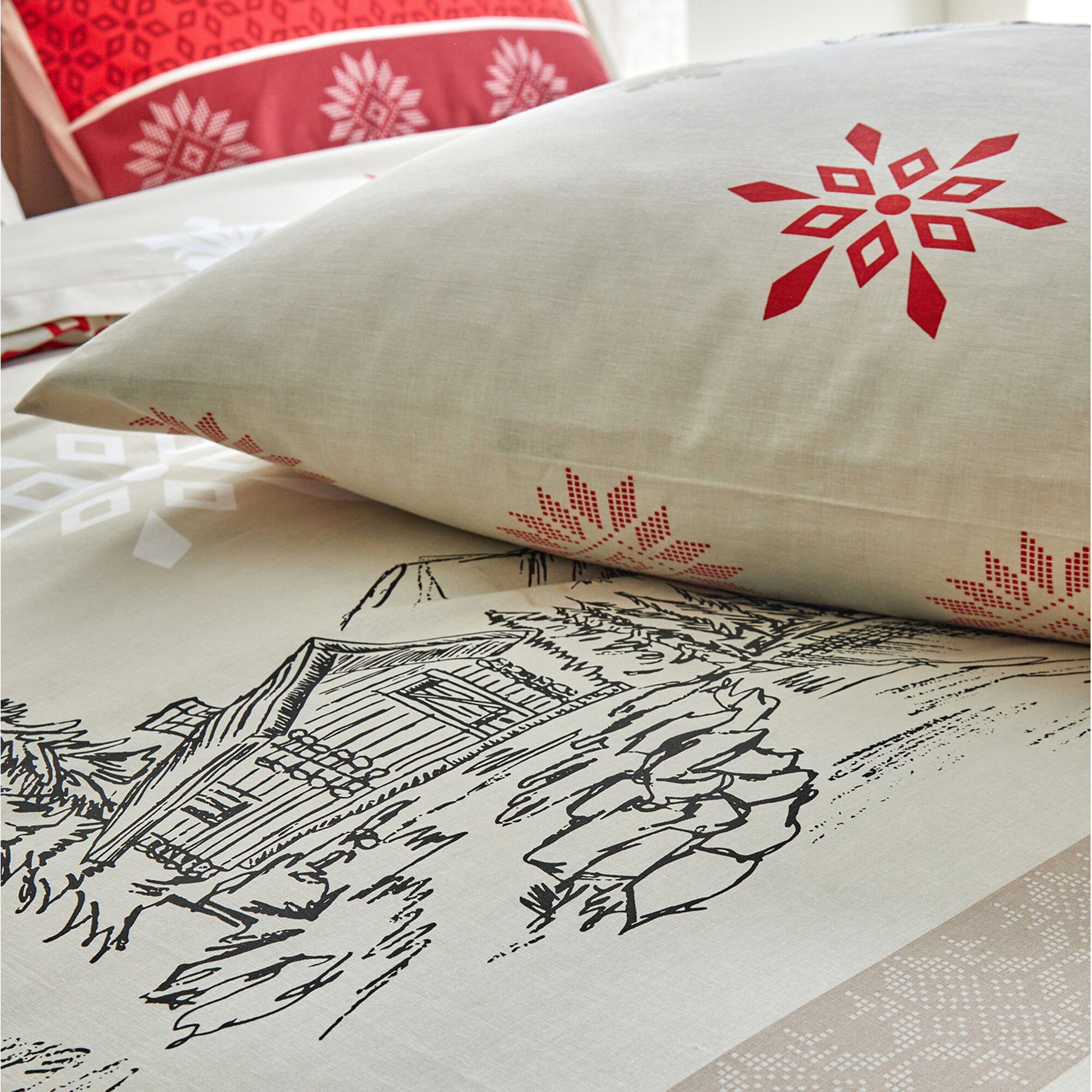 Linge de lit Montana en coton