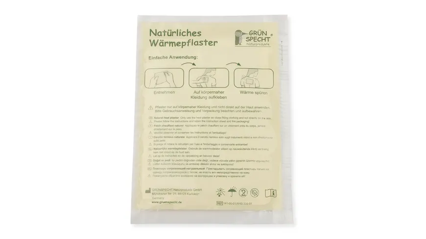 Grünspecht natürliches Wärmepflaster
