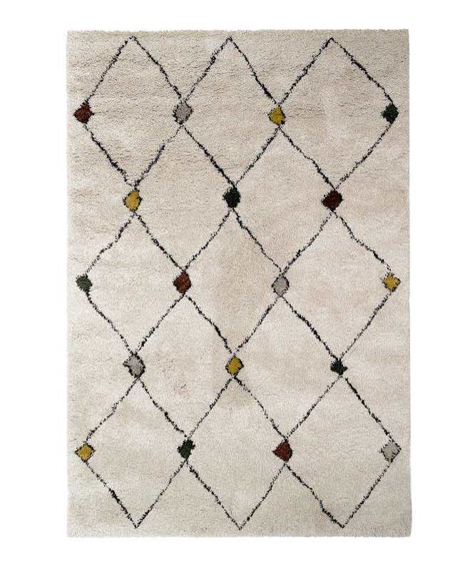 Tapis deco shaggy GEMS