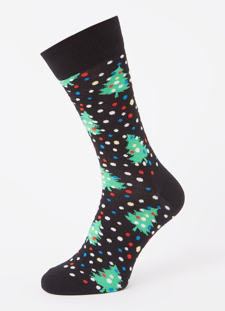 Čarape Happy Socks Holiday Tree s printom u poklon kutiji od 2 komada