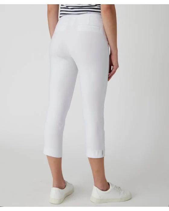 Pantacourt toile stretch