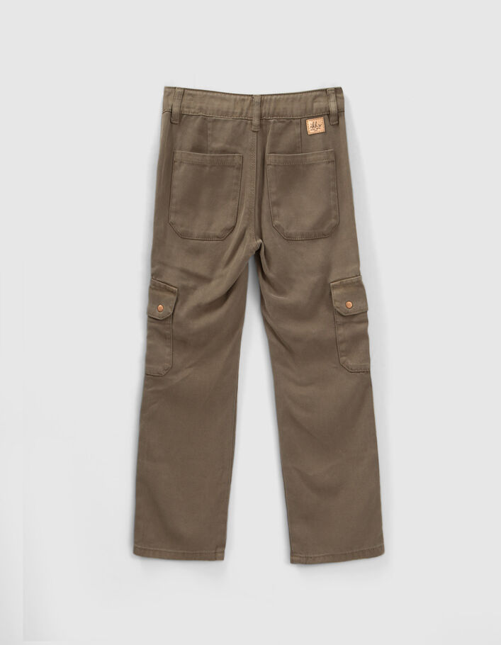 Pantalon FLARE kaki LYOCELL® esprit Charpentier fille