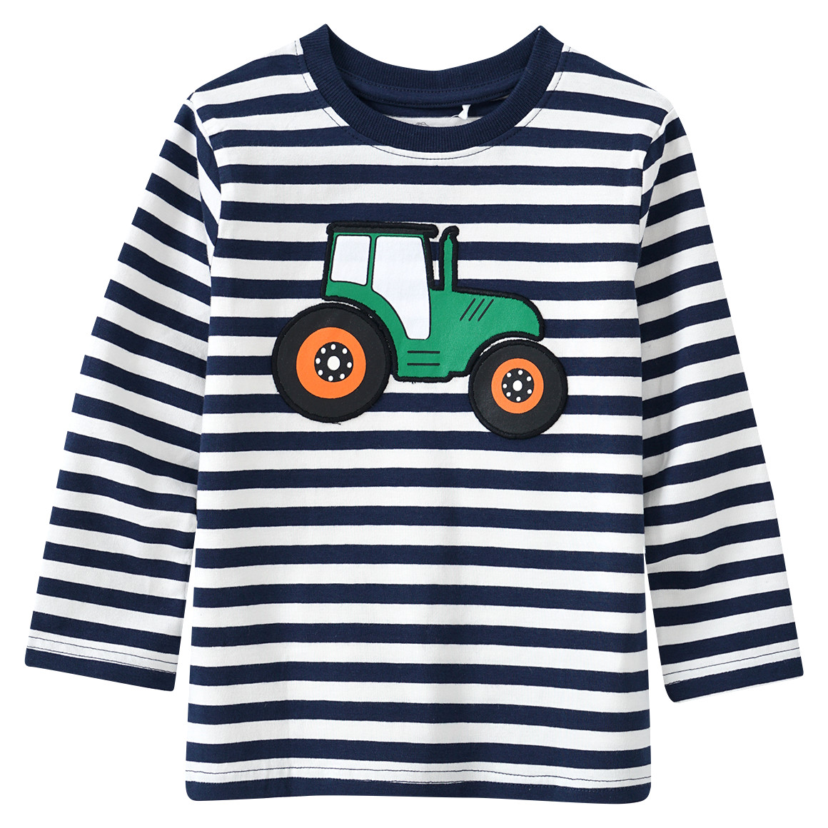 Kinder Langarmshirt mit Blockstreifen