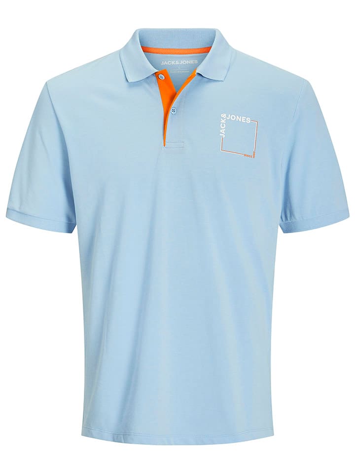 Jack & Jones Poloshirt in Hellblau günstig kaufen