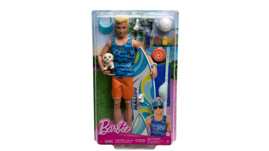 Barbie Ken Surfer-Puppe & Accy