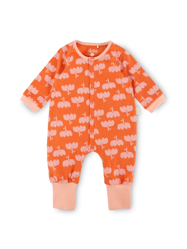 Sigikid Overall Baby Nachtwäsche in Rot/Rosa günstig kaufen
