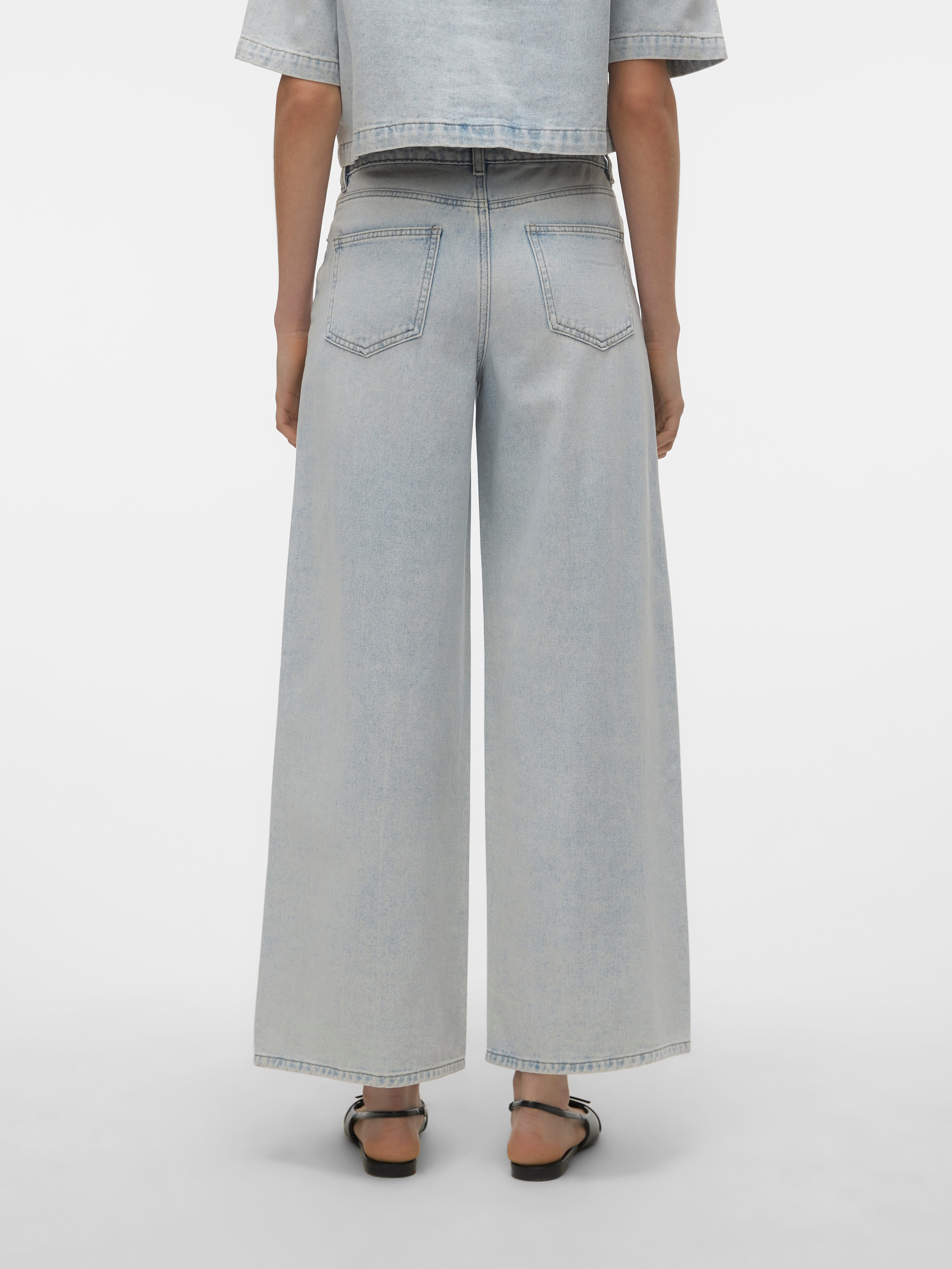 VMANNET Mid Rise Weit geschnitten Jeans