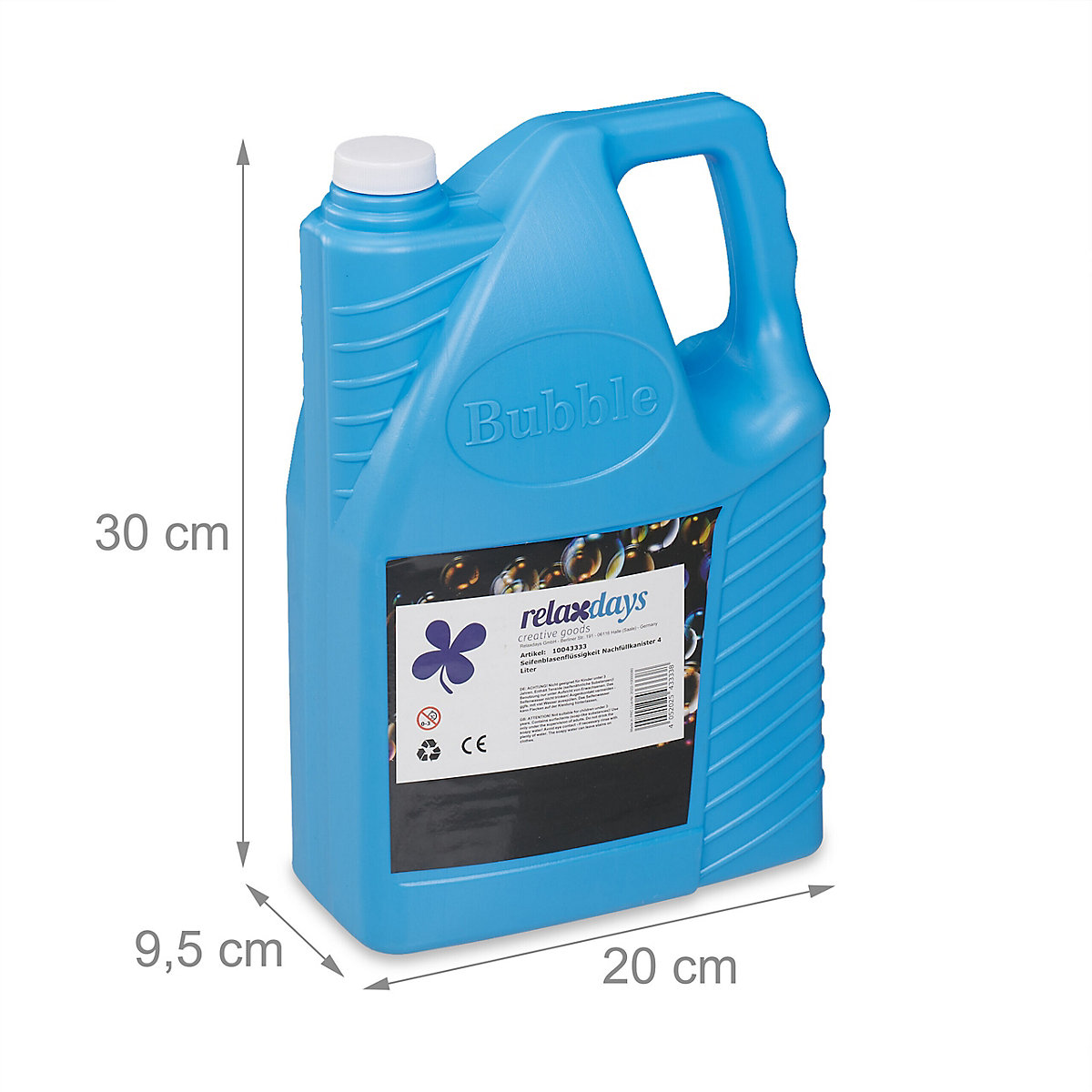 Seifenblasen Nachfüllkanister 4 Liter