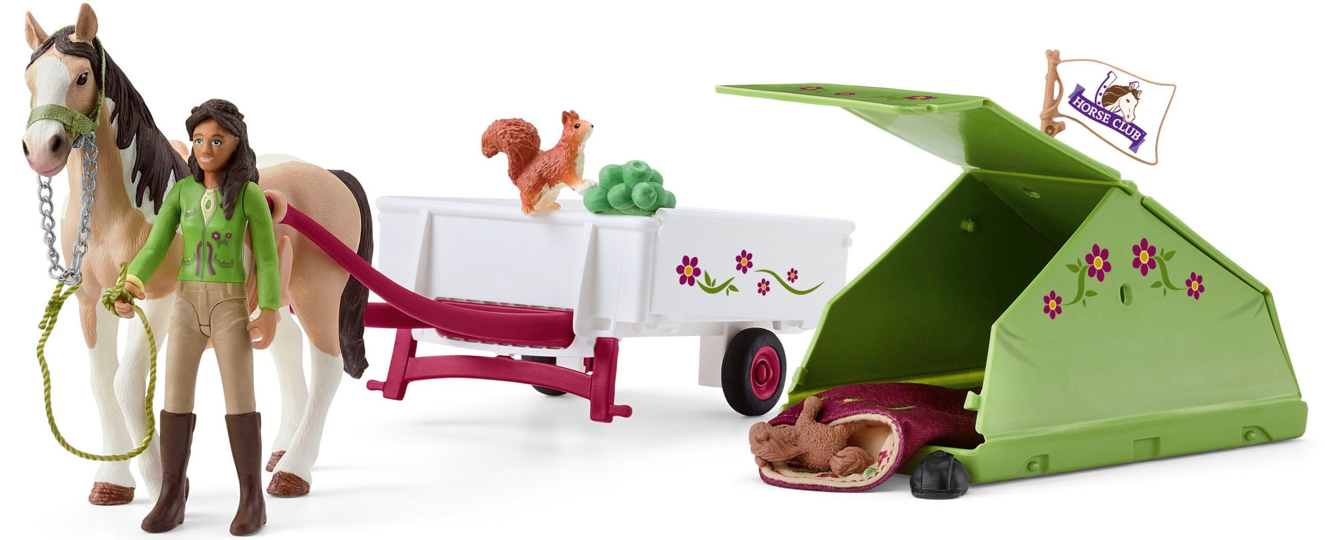 Schleich® Spielfigur HORSE CLUB, Sarahs Campingausflug (42533)