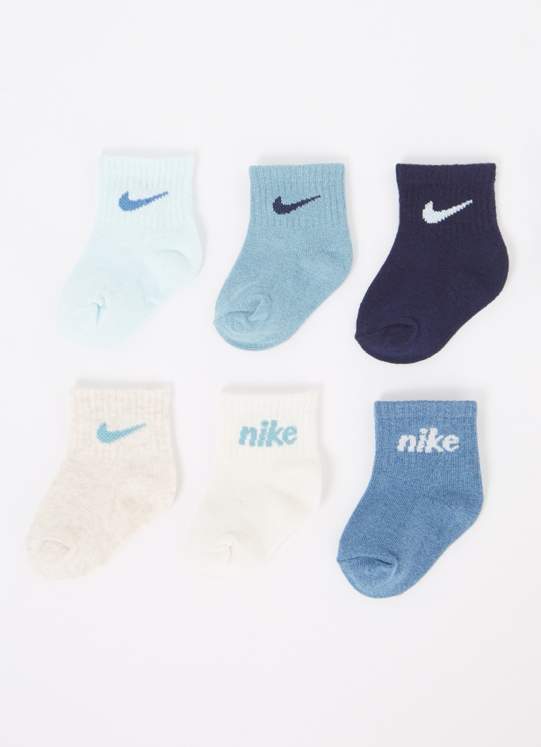 Set de 6 perechi de șosete Nike din amestec de bumbac