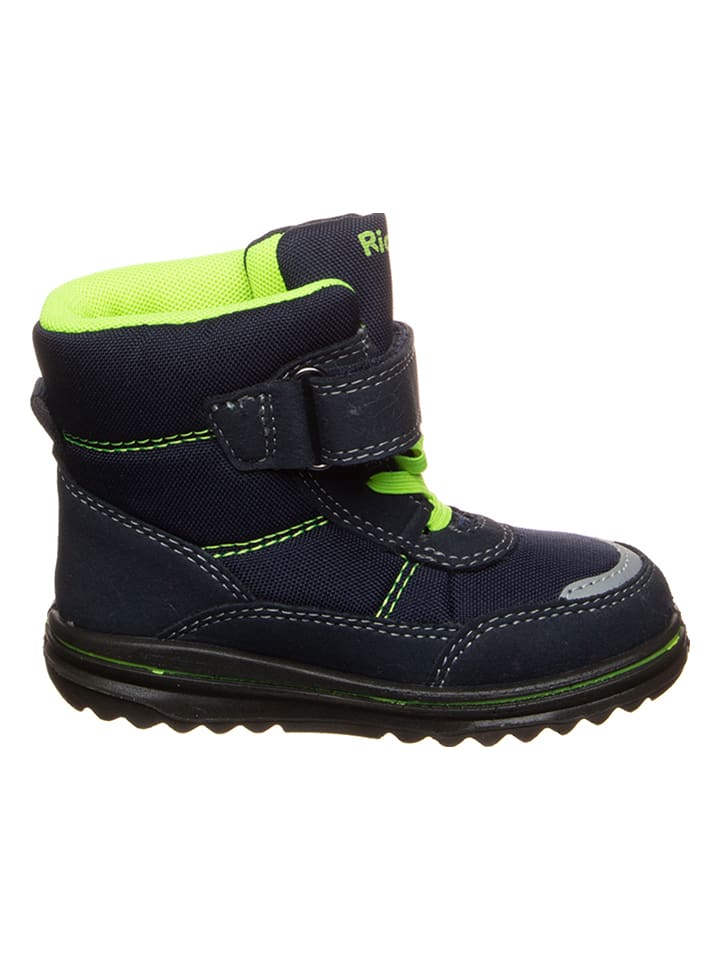 Richter Shoes Boots in Schwarz/ Limette günstig kaufen
