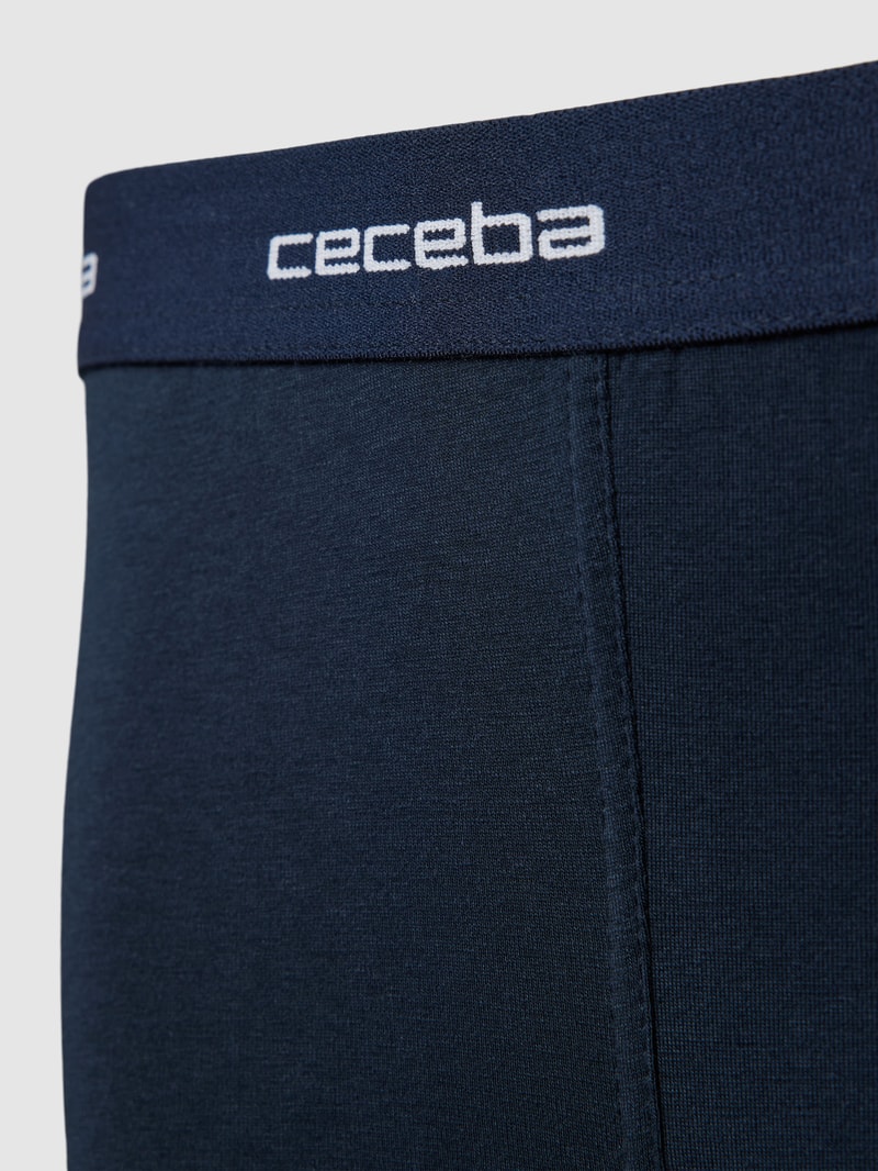 PLUS SIZE Trunks im 2er-Pack mit elastischem Bund Modell 'MONZA' in dunkelblau