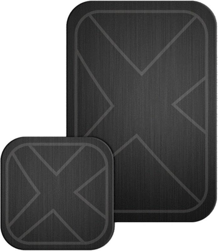 XLAYER Magfix Metallplatte 214767 2er-Pack Schwarz