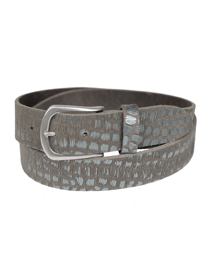 JCC Ledergürtel 31022136 in silver metallic günstig kaufen