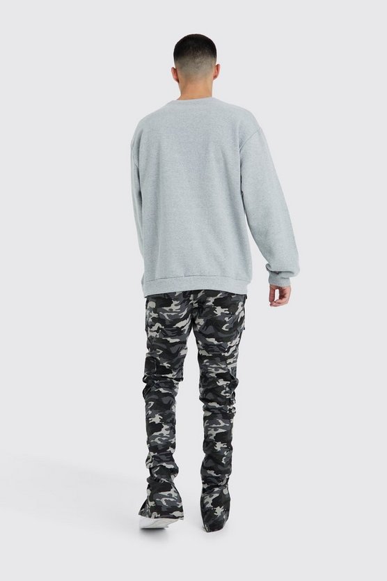 Skinny Cargo Camouflage Hose