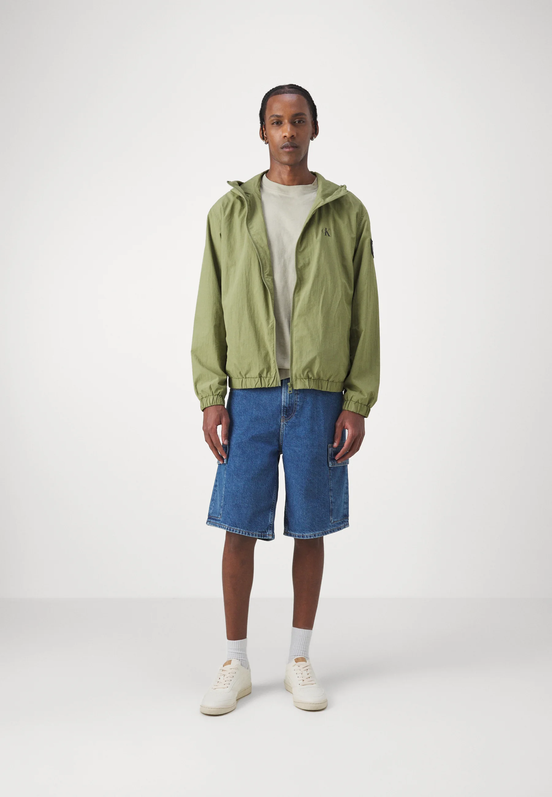 Calvin Klein Jeans LOOSE - Pantalones cortos vaqueros