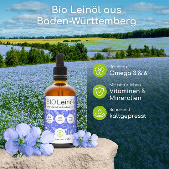 Wolfsbacher Natur Ergänzungsfutter & Aufzucht Wolfsbacher Natur Bio Leinöl 100 ml