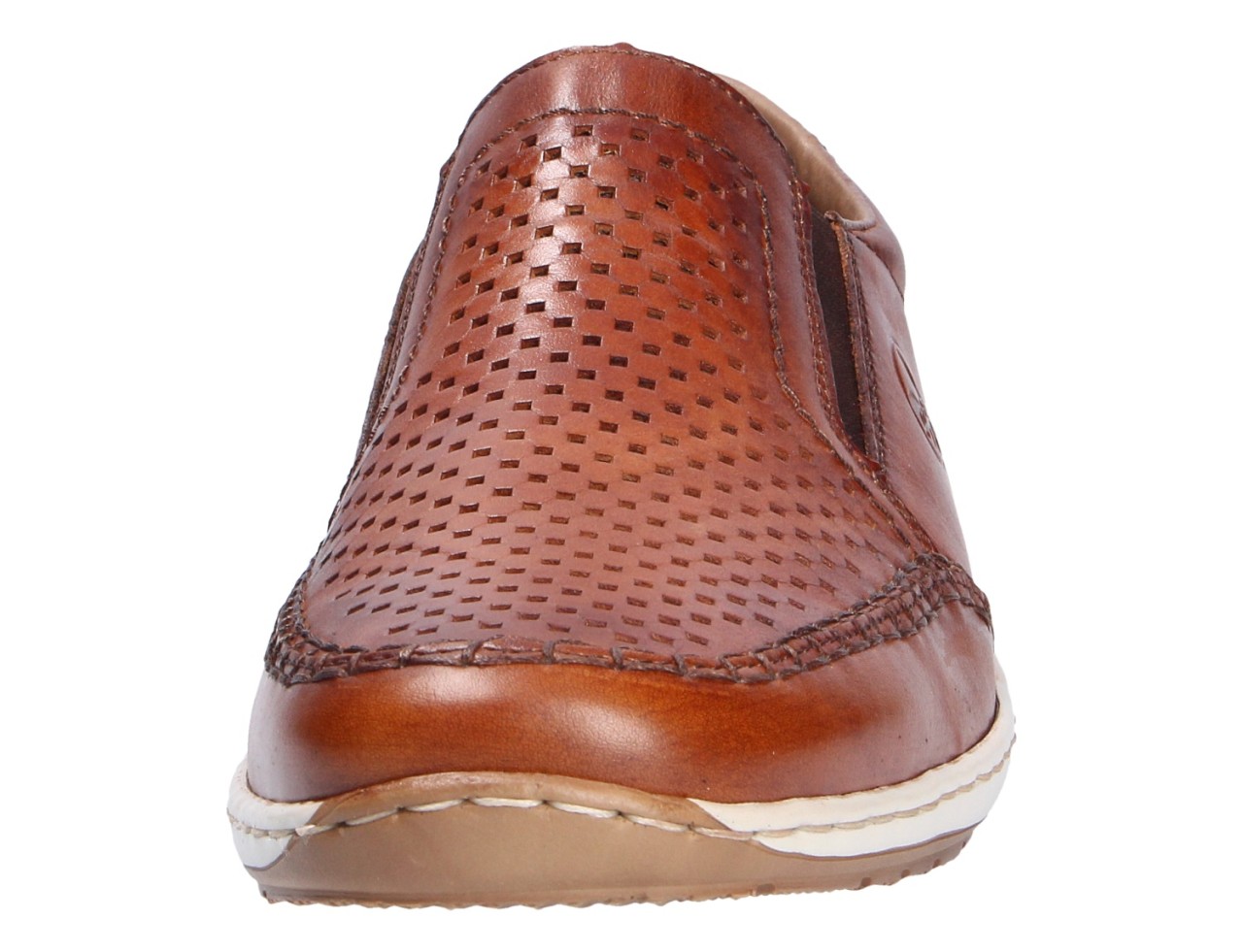 RIEKER Klassische Slipper braun Herren Slipper