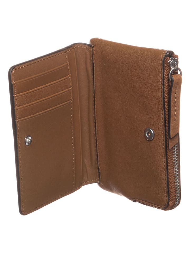 LIEBESKIND BERLIN Leder-Geldbörsen in Hellbraun - (L)13 x (B)9 x (T)2 cm günstig kaufen onesize
