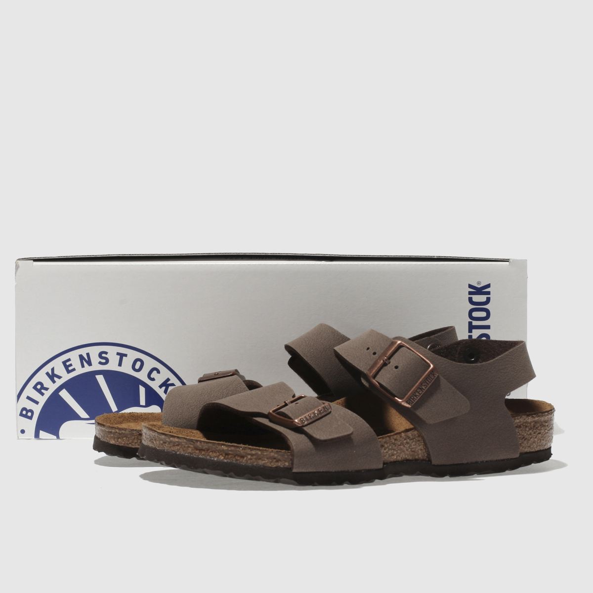 BIRKENSTOCK rjavi otroški sandali New York