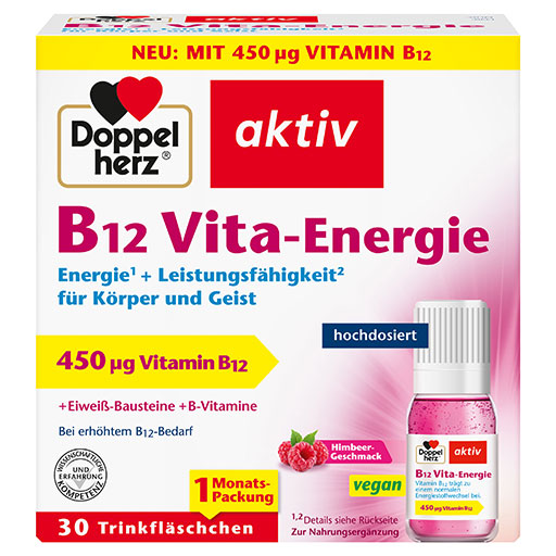 DOPPELHERZ B12 Vita-Energie Trinkampullen  30 St  Trinkampullen
