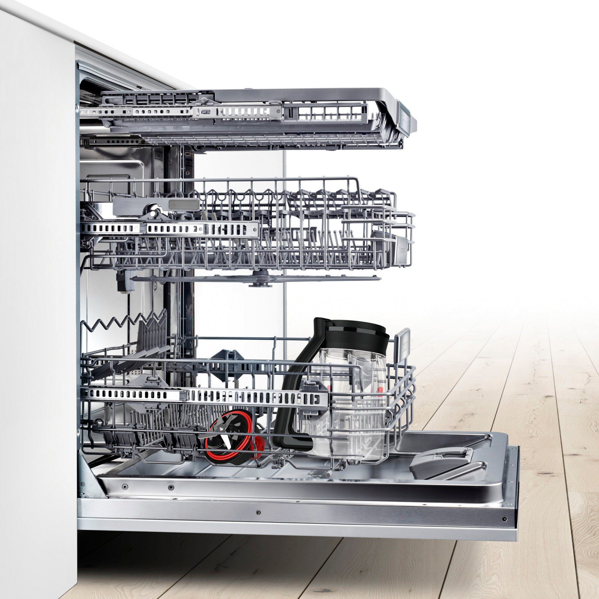 BOSCH Standmixer MMB6174SN VitaPower, 1200 W, 30.000 U/Min,ThermoSafe Glasbehälter 1,5L,inkl. Stößel+Flasche 0,6L