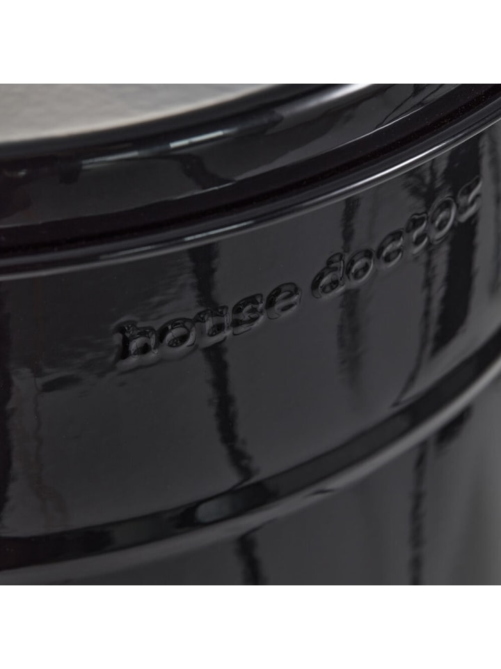 House Doctor Mülleimer HDSono aus Metall in schwarz günstig kaufen onesize