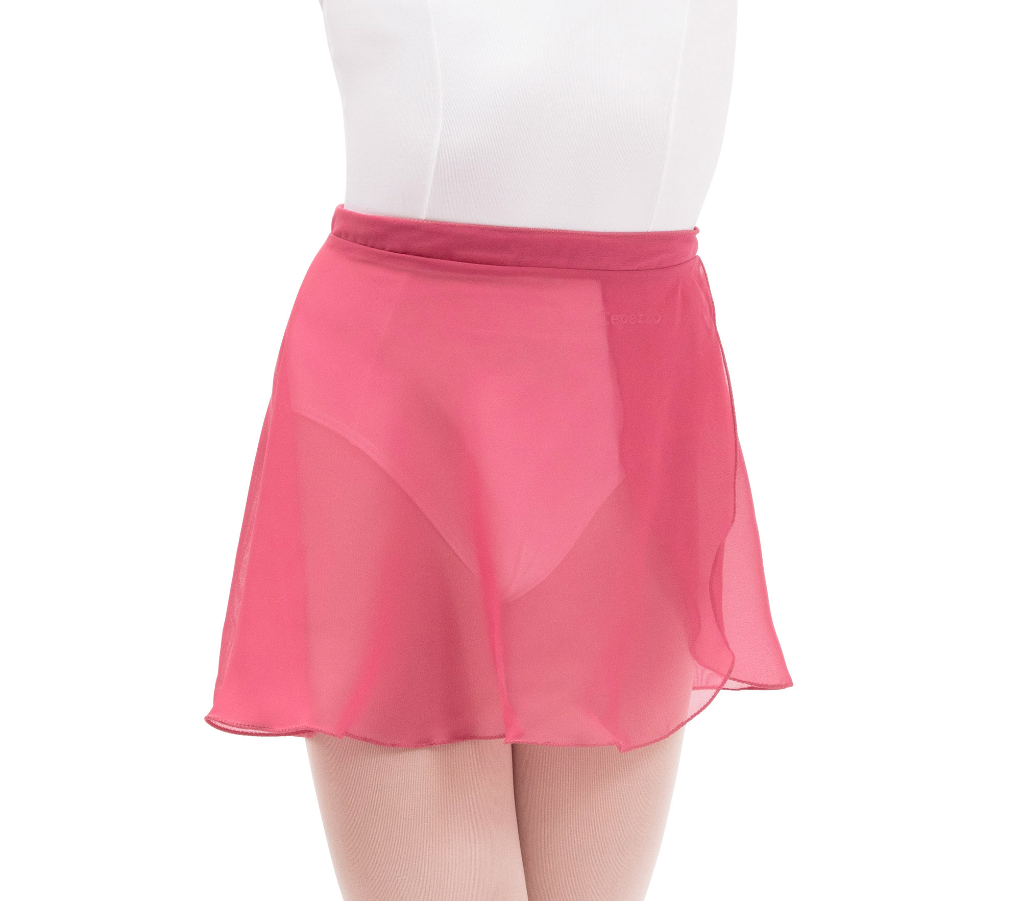 Short chiffon skirt