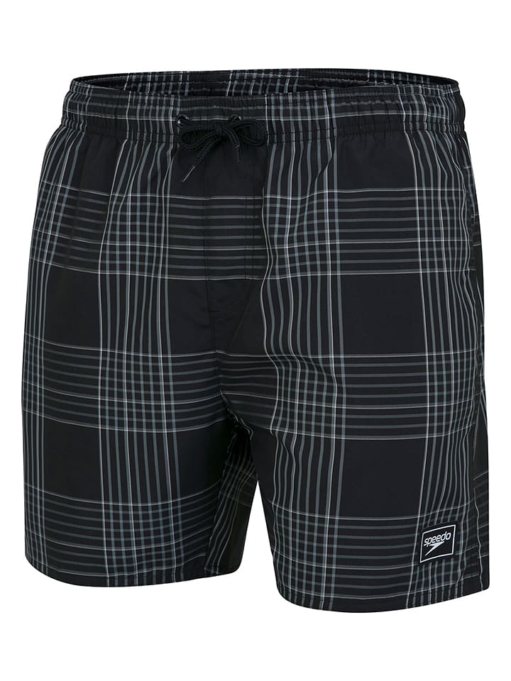 Speedo Badeshorts in Schwarz/ Hellblau günstig kaufen
