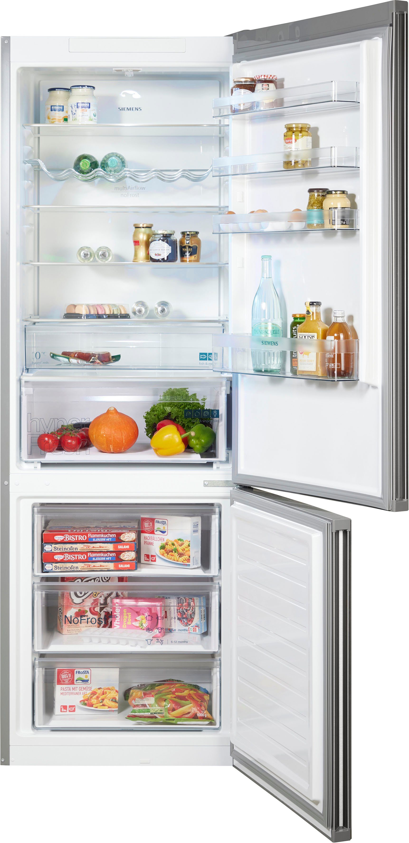 SIEMENS Kühl-/Gefrierkombination KG49NXIBF, 203 cm hoch, 70 cm breit