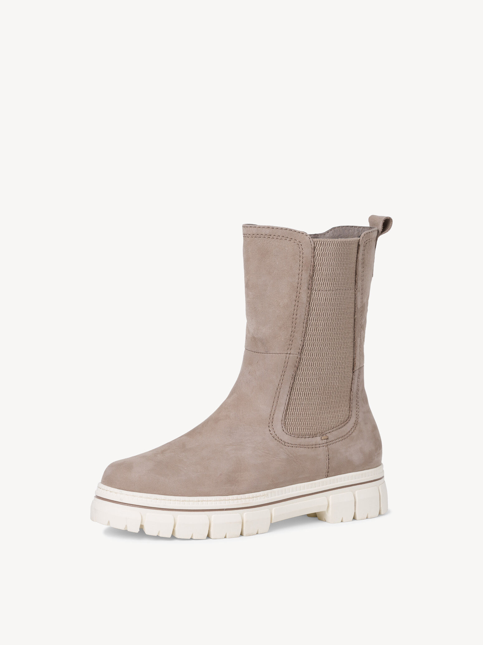 Bottine Chelsea en cuir - marron