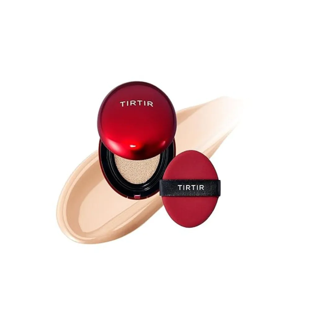Tirtir Mask Fit crveni mini spužvasti puder SPF40 PA++, 21C hladna boja slonovače